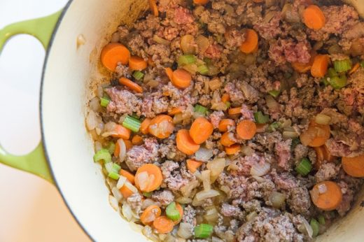 Rigatoni Pasta with Bolognese Sauce - The Roasted Root