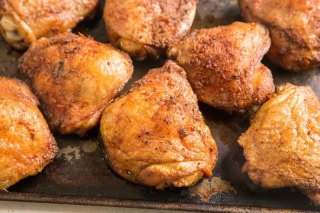 Smoked Chicken Thighs - The Roasted Root