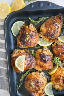 Baked Garlic Lemon Rosemary Chicken - The Roasted Root