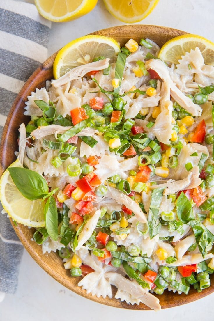 Creamy Chicken Pasta Salad The Roasted Root