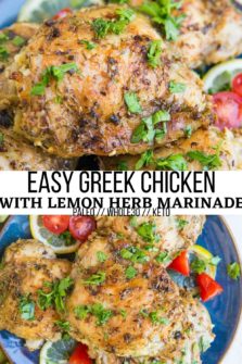 Easy Greek Chicken - The Roasted Root