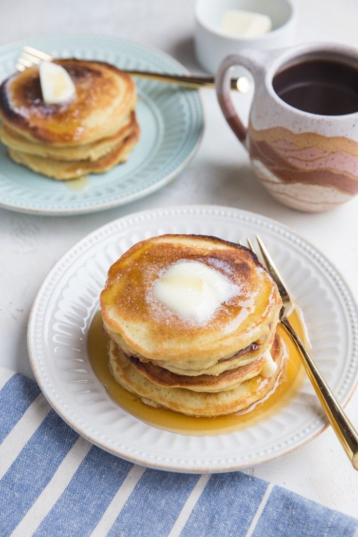 Keto Pancakes (Moist, Fluffy, Made with Coconut Flour) - The Roasted Root