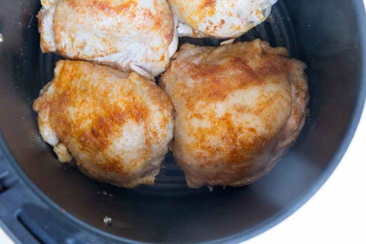 Air Fryer Crispy Chicken Thighs - The Roasted Root