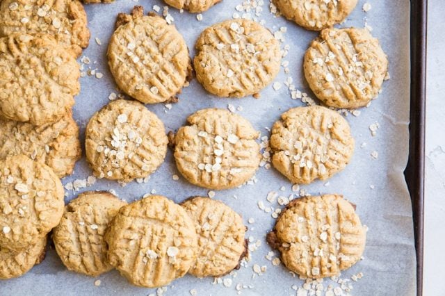 Gluten-Free Peanut Butter Oatmeal Cookies - The Roasted Root