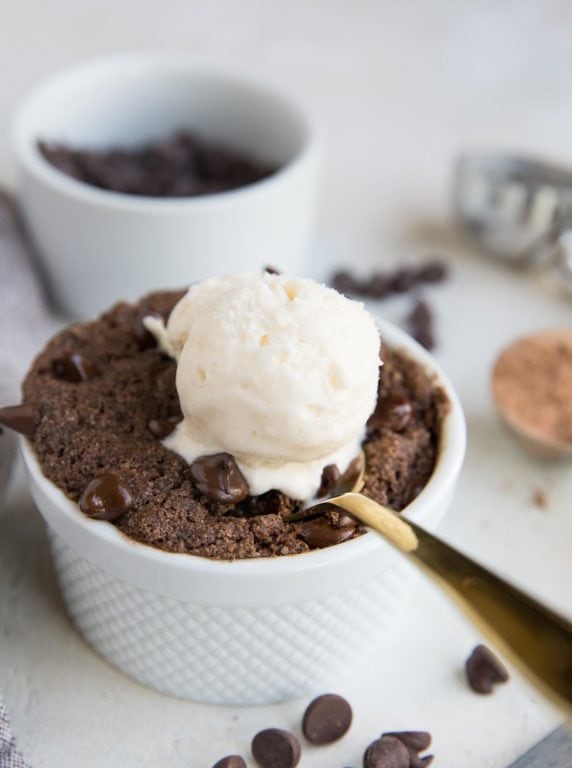 Keto Chocolate Mug Cake - The Roasted Root