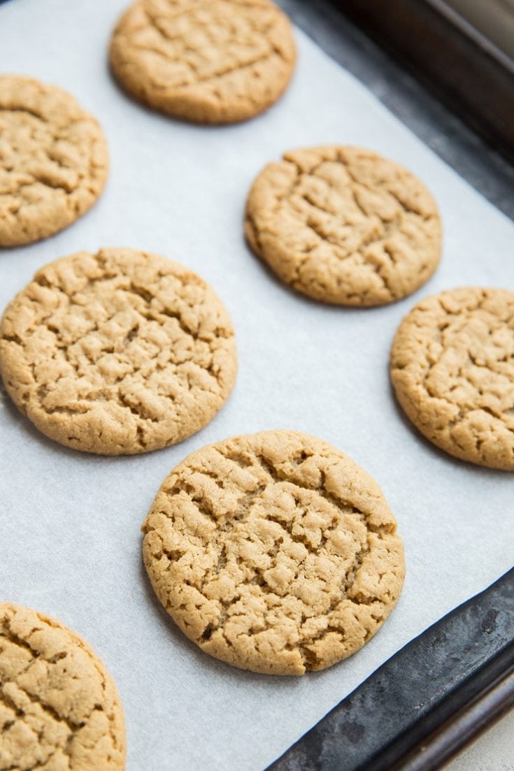 Flourless Keto Peanut Butter Cookies - The Roasted Root