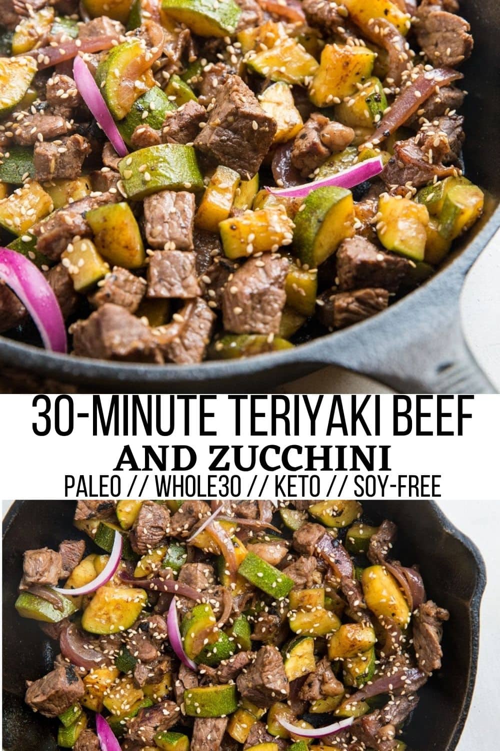 30-Minute Teriyaki Beef and Zucchini - The Roasted Root