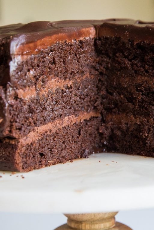 Paleo Triple Chocolate Cake - The Roasted Root