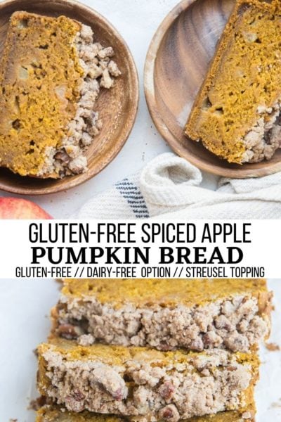 Spiced Apple Pumpkin Bread with Streusel Topping - The Roasted Root