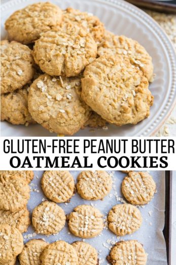 Gluten-Free Peanut Butter Oatmeal Cookies - The Roasted Root