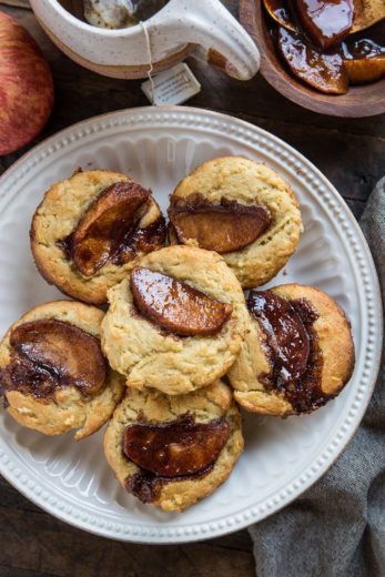 Paleo Apple Cinnamon Muffins With Caramelized Apples - The Roasted Root