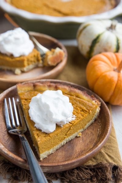 Healthy Pumpkin Pie (Paleo with a Keto Option) - The Roasted Root