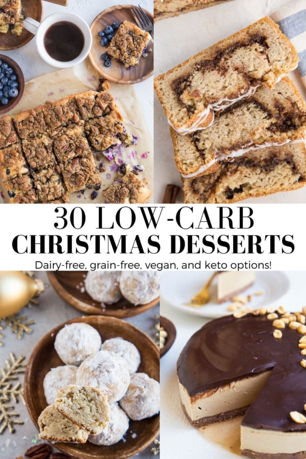 Collage for Keto Christmas Desserts