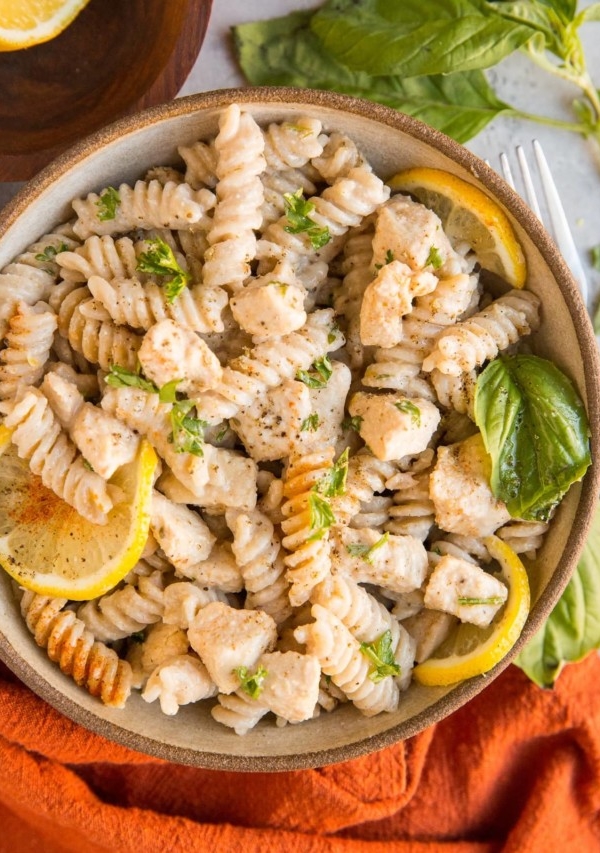 30-Minute Gluten-Free Dairy-Free Creamy Chicken Pasta - rich, zesty, easy, tasty!