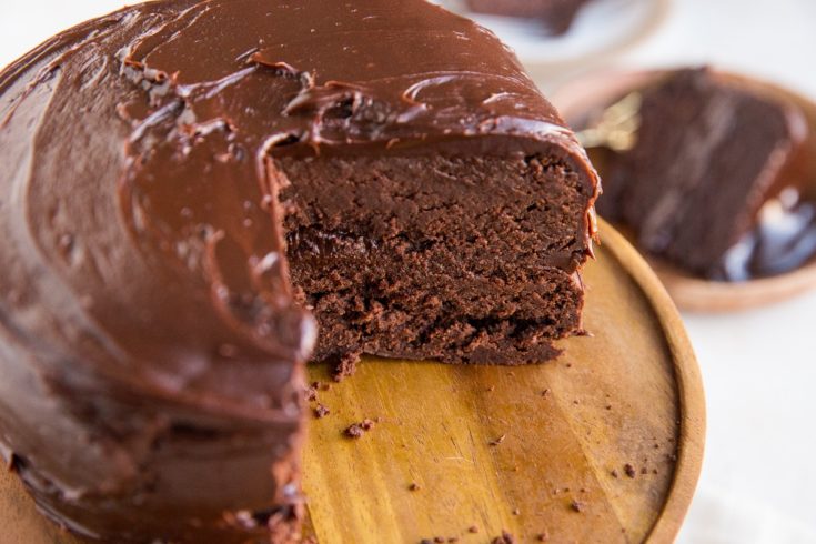 Keto Brownie Cake - The Roasted Root