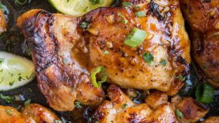 Asian Baked Boneless Chicken Thighs - The Roasted Root