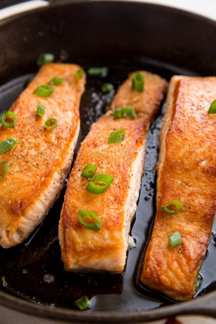 Crispy Skillet Salmon - The Roasted Root