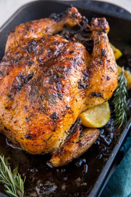 Garlic Butter Roast Chicken - The Roasted Root