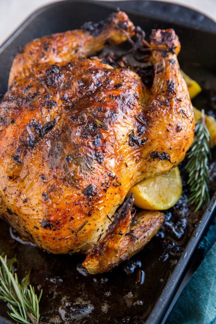 Garlic Butter Roast Chicken The Roasted Root