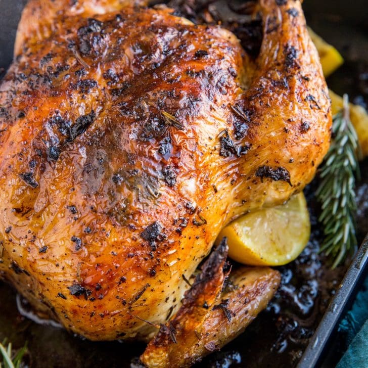 Garlic Butter Roast Chicken - The Roasted Root