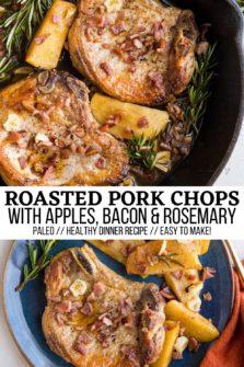 Roasted Pork Chops with Apples
