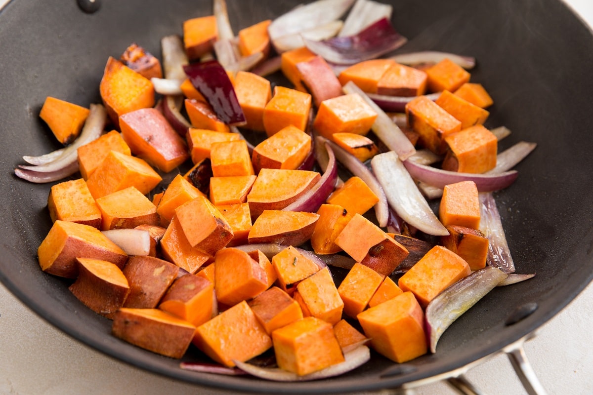 25-minute Steak and Sweet Potato Skillet - Eat the Gains