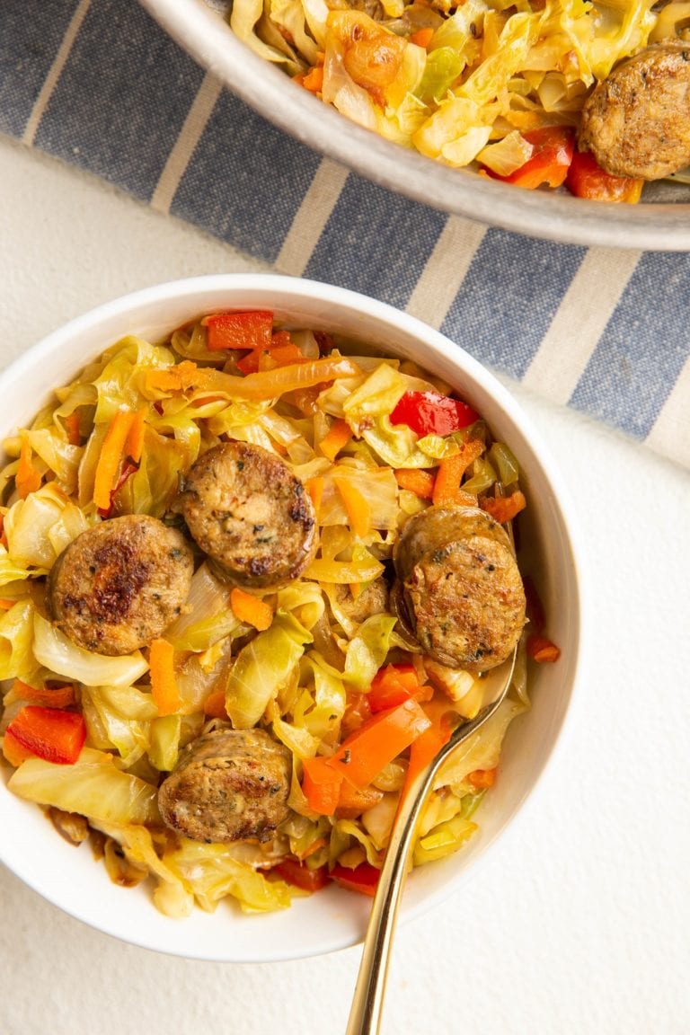 30Minute Cabbage and Sausage Skillet The Roasted Root