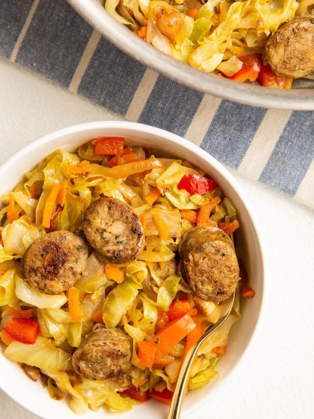 30 Minute Cabbage And Sausage Skillet Story The Roasted Root