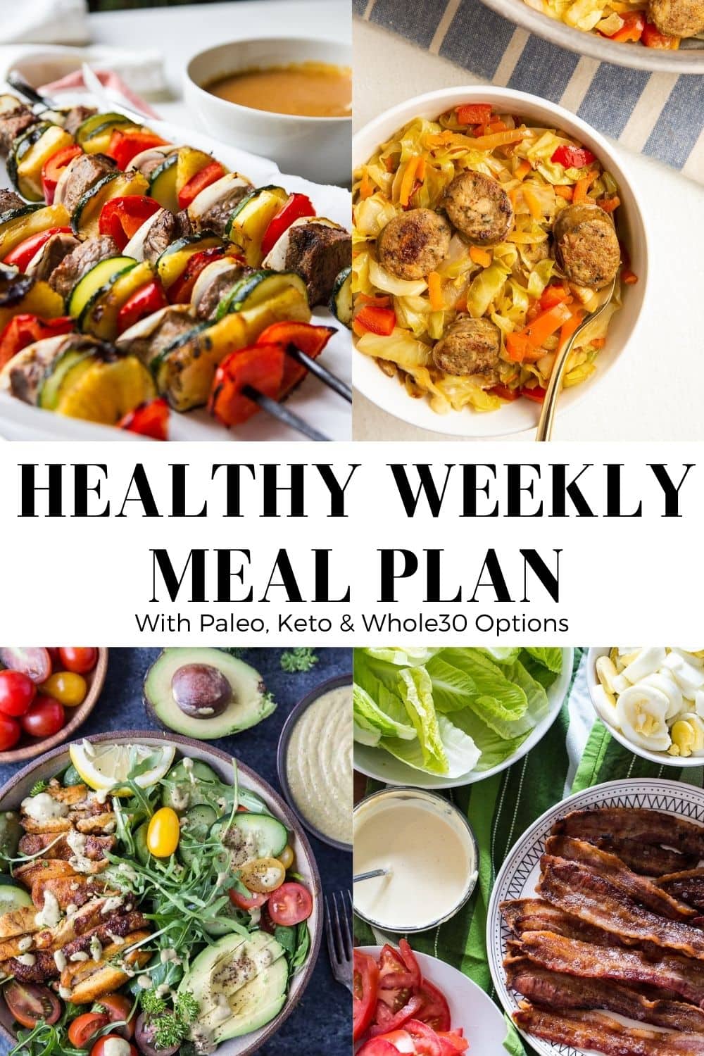 COBB SALAD, paleo, whole30, meal prep