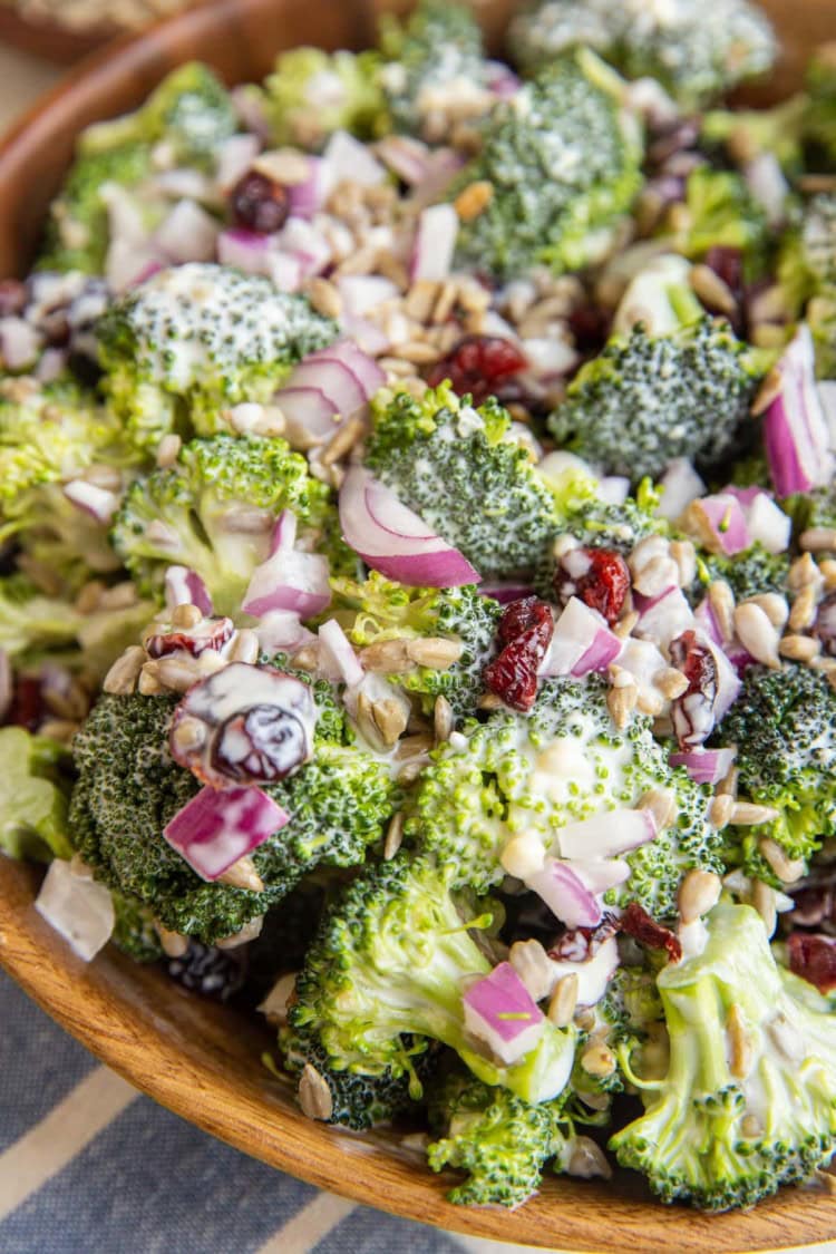 The BEST Broccoli Salad - The Roasted Root