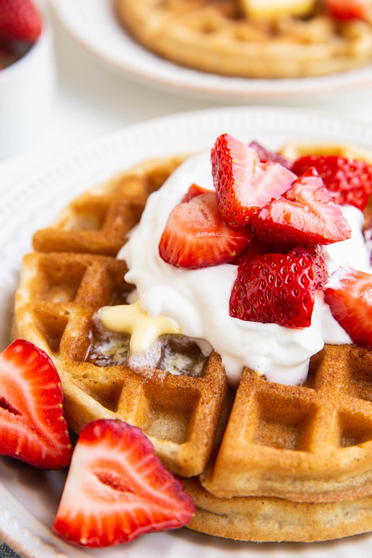 Double Waffle Bowl Maker, Make bowl shapes Belgian waffles for serving ice  cream
