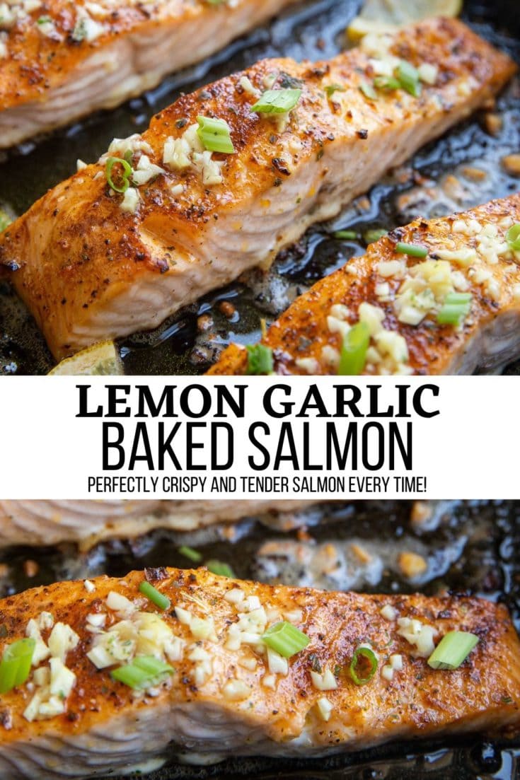 Baked Garlic Butter Salmon - The Roasted Root