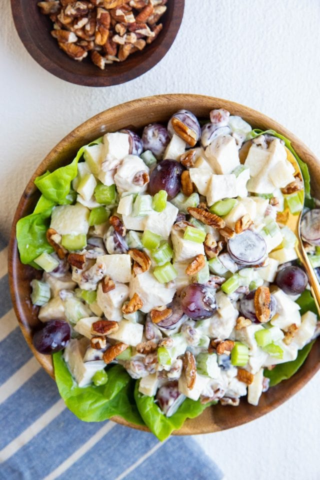 Waldorf Chicken Salad - The Roasted Root