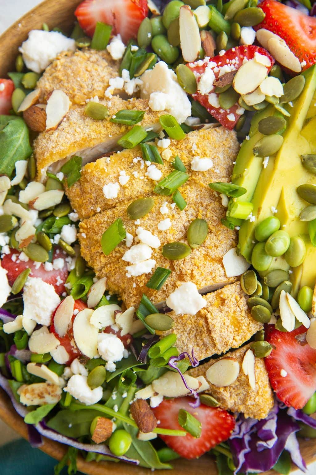 Crispy Chicken Salad With Poppy Seed Dressing The Roasted Root 6204