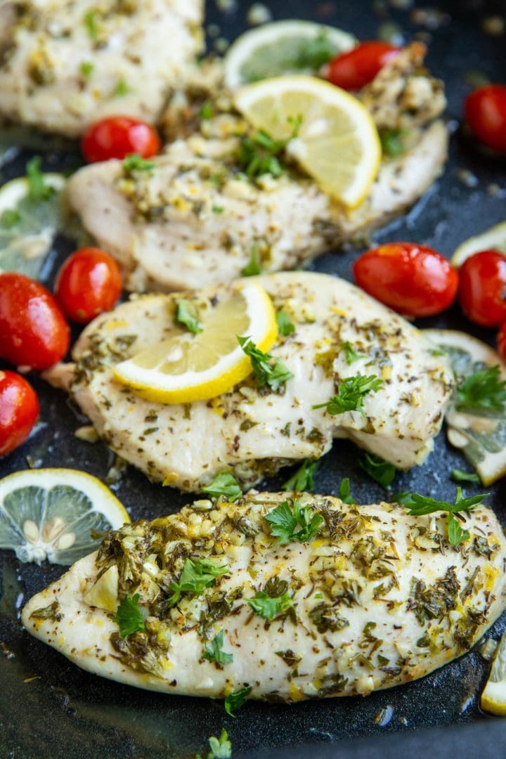 Greek Chicken Breasts - The Roasted Root