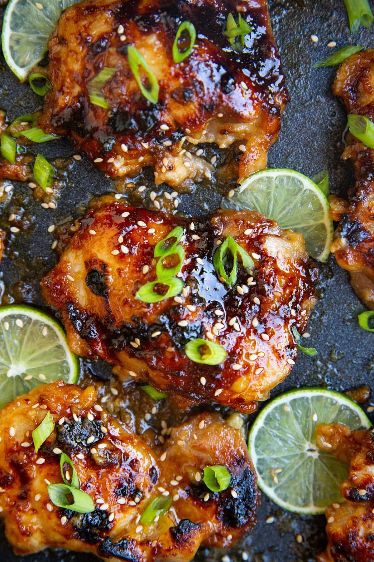 Baked Honey Lime Chicken Thighs - The Roasted Root