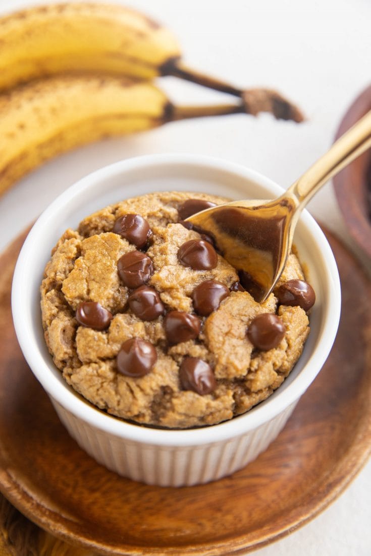 Banana Blended Baked Oats - The Roasted Root