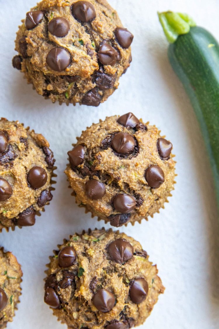 Oatmeal Banana Zucchini Muffins - The Roasted Root