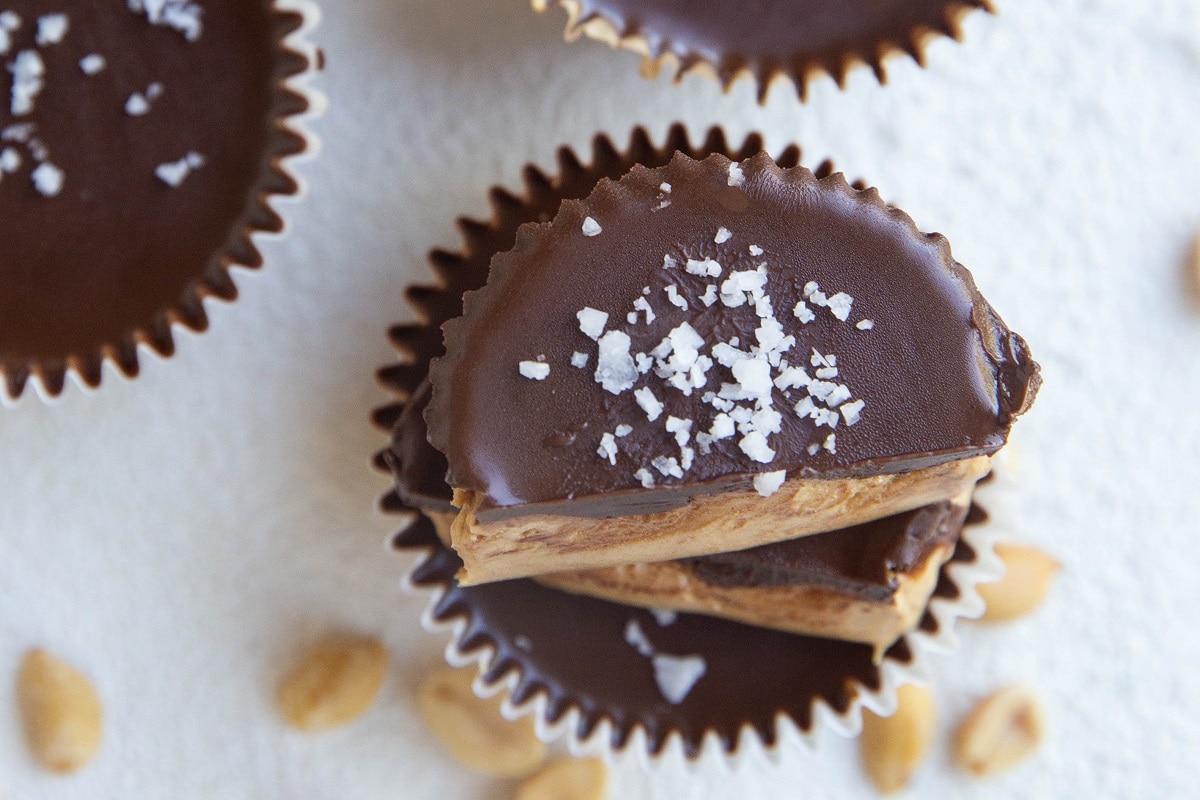 Low-Carb Protein Peanut Butter Cups - The Roasted Root