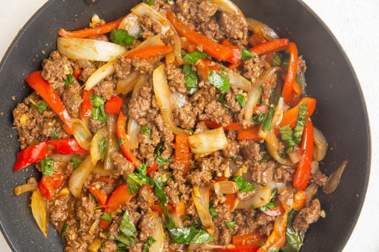 30-Minute Healthy Thai Basil Beef - The Roasted Root