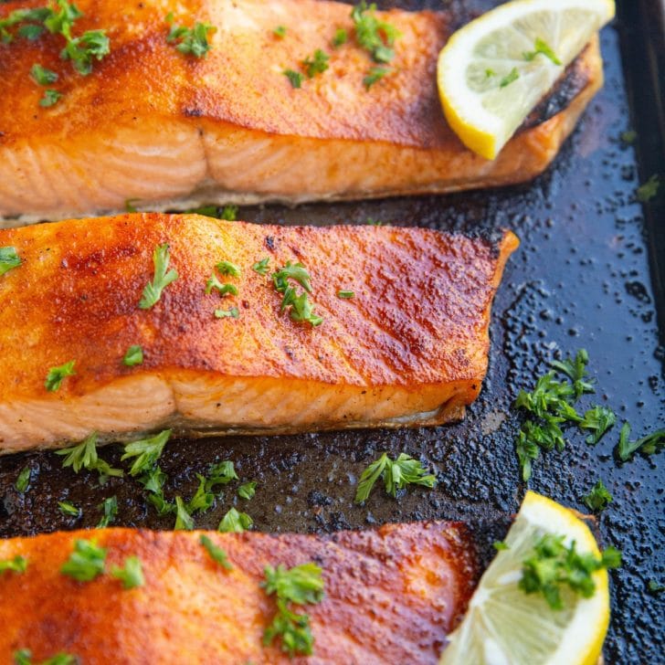 Broiled Salmon Recipe - The Roasted Root