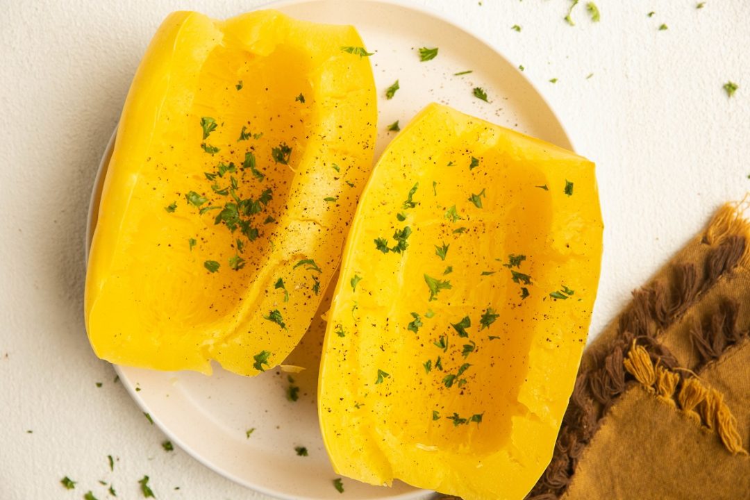 Creamy Tuscan Spaghetti Squash (Paleo, Vegan) - The Roasted Root