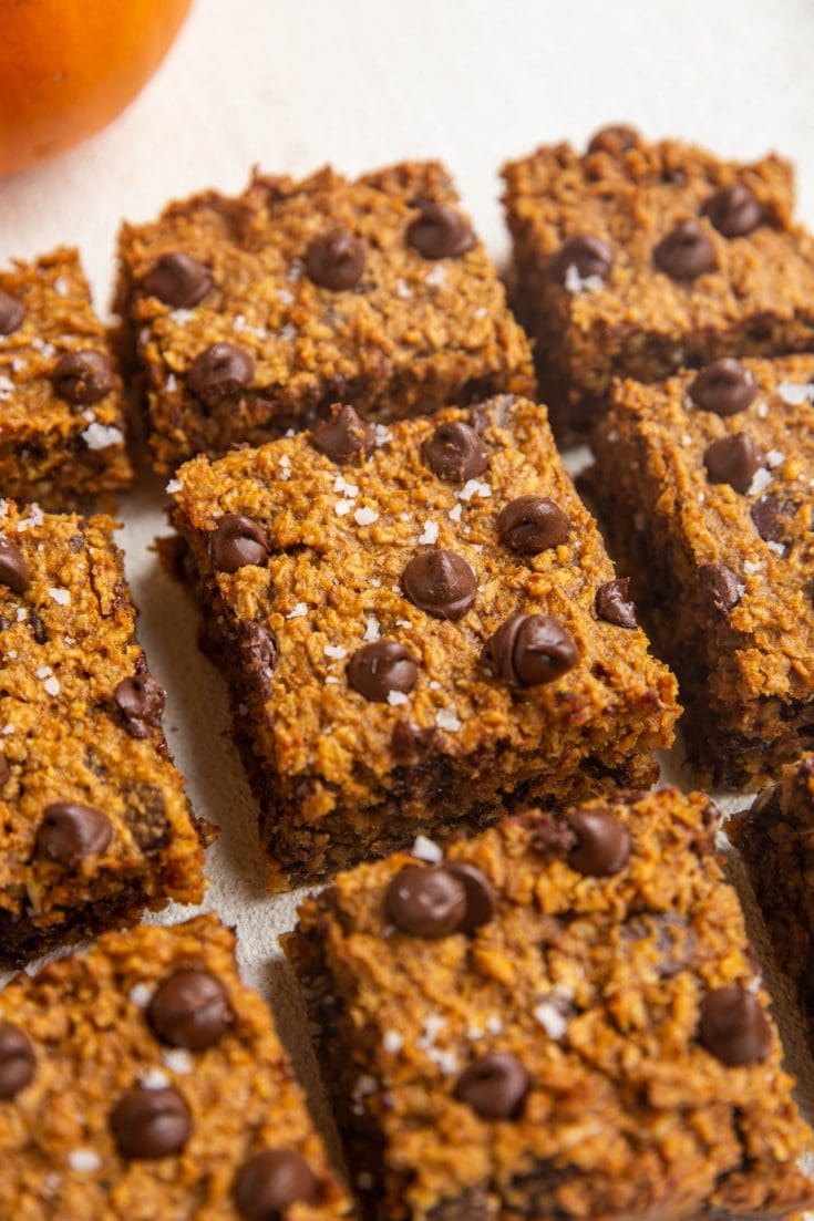 Pumpkin Pie Oatmeal Bars Recipe