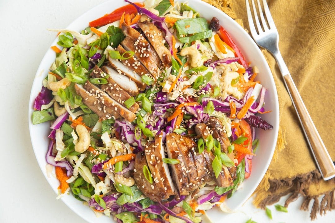 Sesame Ginger Chicken Salad The Roasted Root 6558