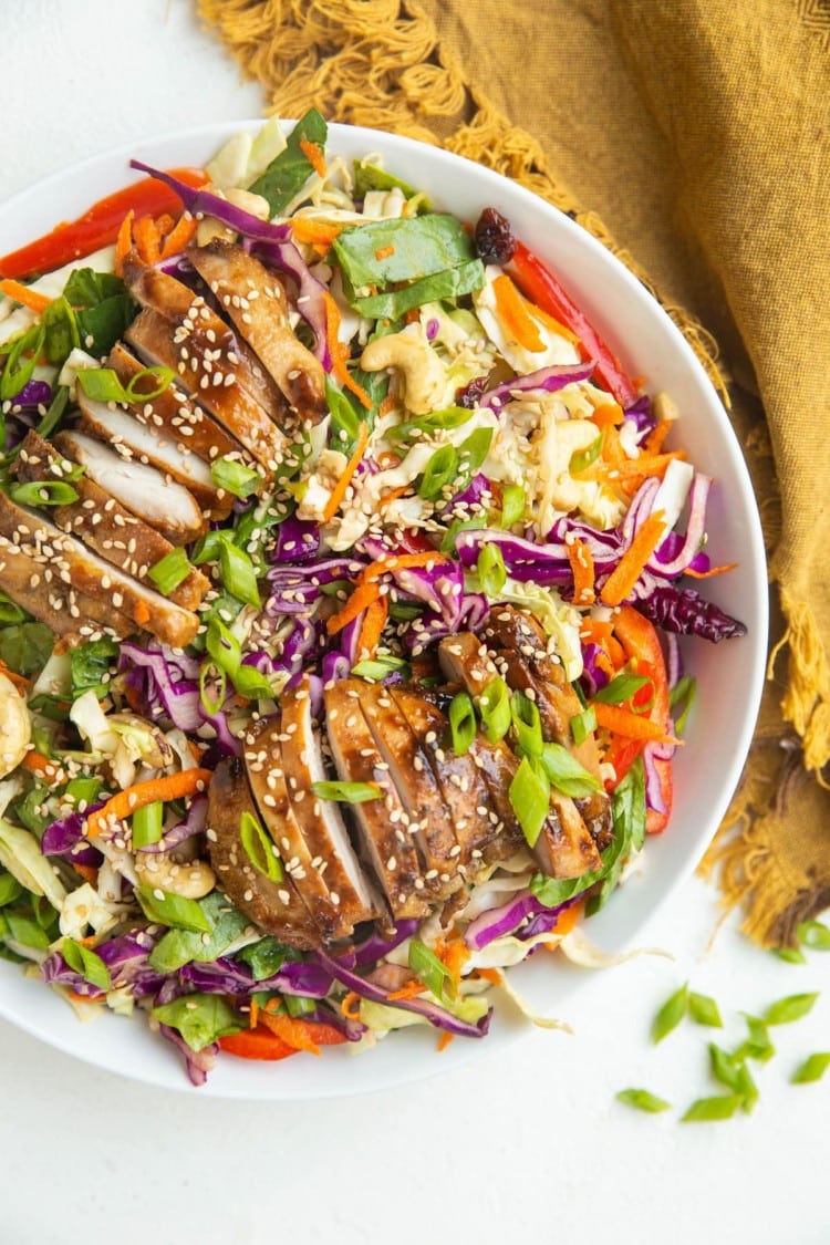 Sesame Ginger Chicken Salad The Roasted Root 6708