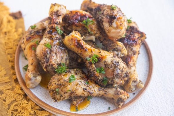 Honey Herb Chicken Drumsticks - The Roasted Root
