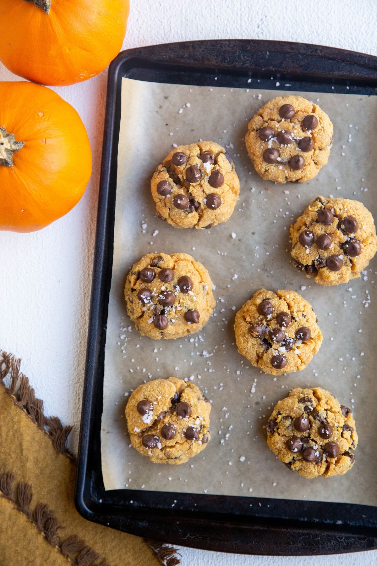 Keto Pumpkin Chocolate Chip Cookies The Roasted Root