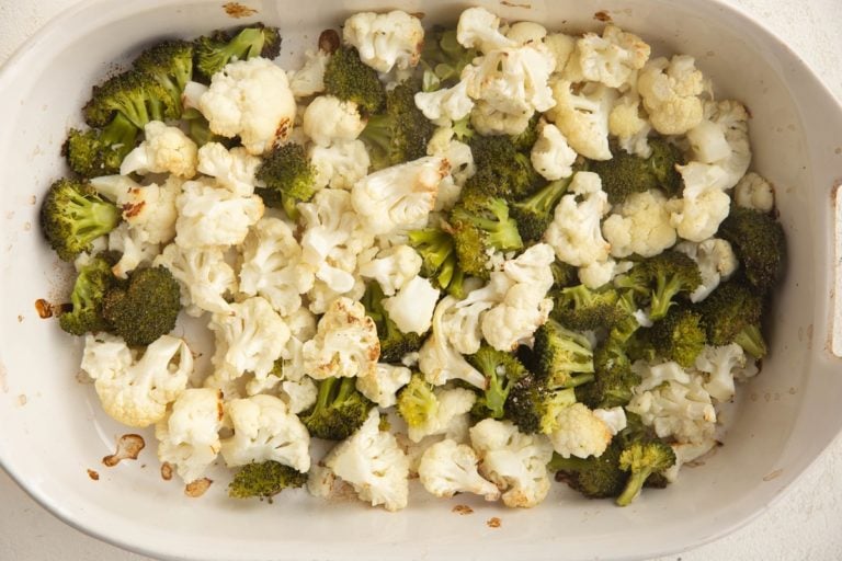 Creamy Dairy-Free Broccoli And Cauliflower Casserole - The Roasted Root