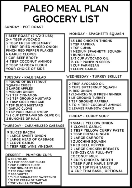 Healthy Meal Plan - Week 31 - The Roasted Root