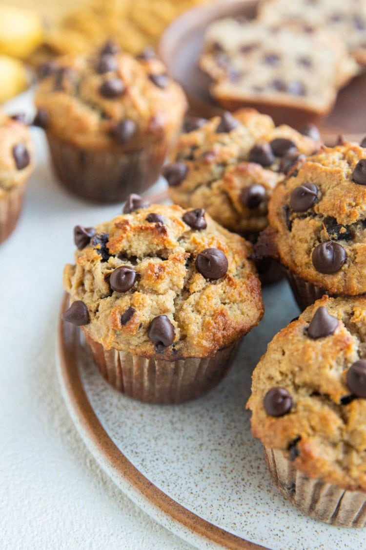 Almond Flour Banana Muffins - The Roasted Root